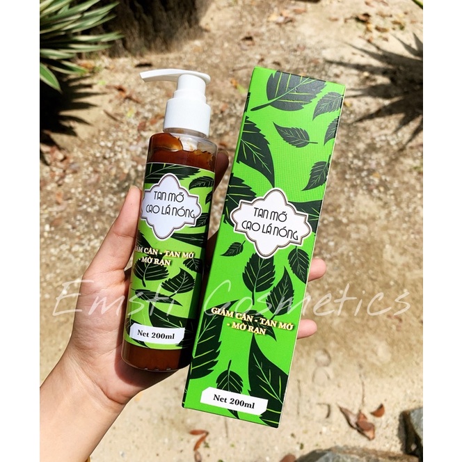 CAO LÁ NÓNG - Giúp tan mỡ và mờ rạn da