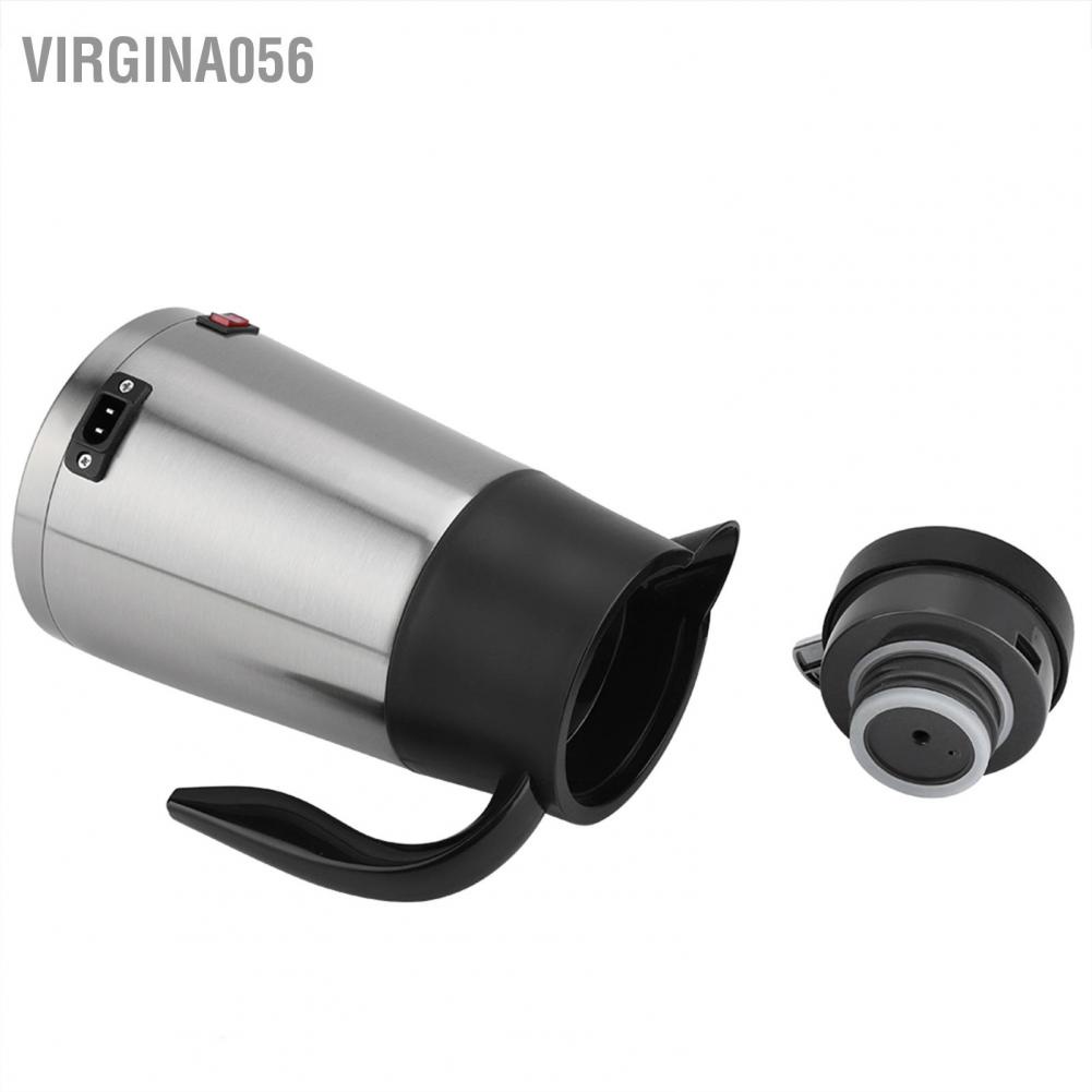 Có thể bán buôn 12V / 24V 1300ml Xe tải bằng thép không gỉ Du lịch Ấm đun nước điện Nồi nóng Cốc Virgina056 Hàng giao ngay