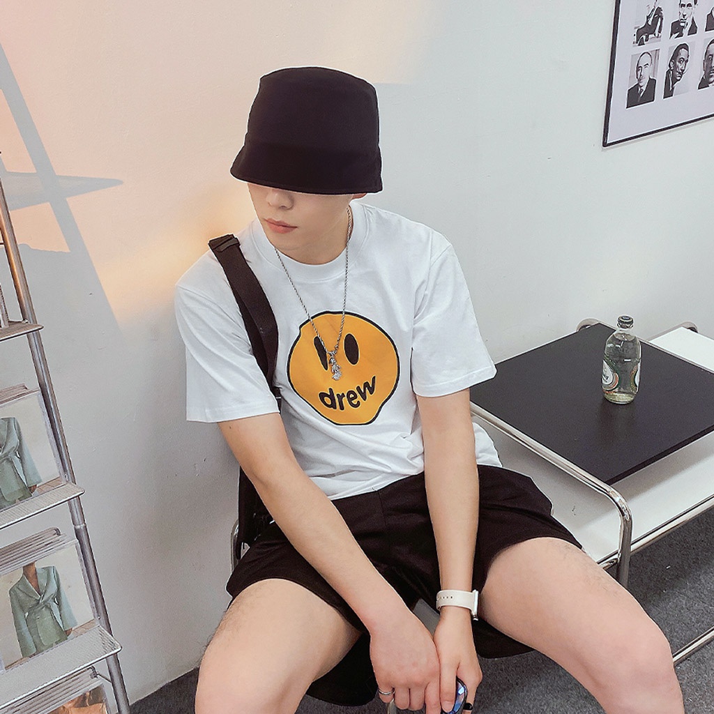 Áo Thun Nam Nữ DREW Form Rộng Unisex - Kiểu áo phông tay lỡ DREW HOUSE TEE Ulzzang - Leevin Store | BigBuy360 - bigbuy360.vn