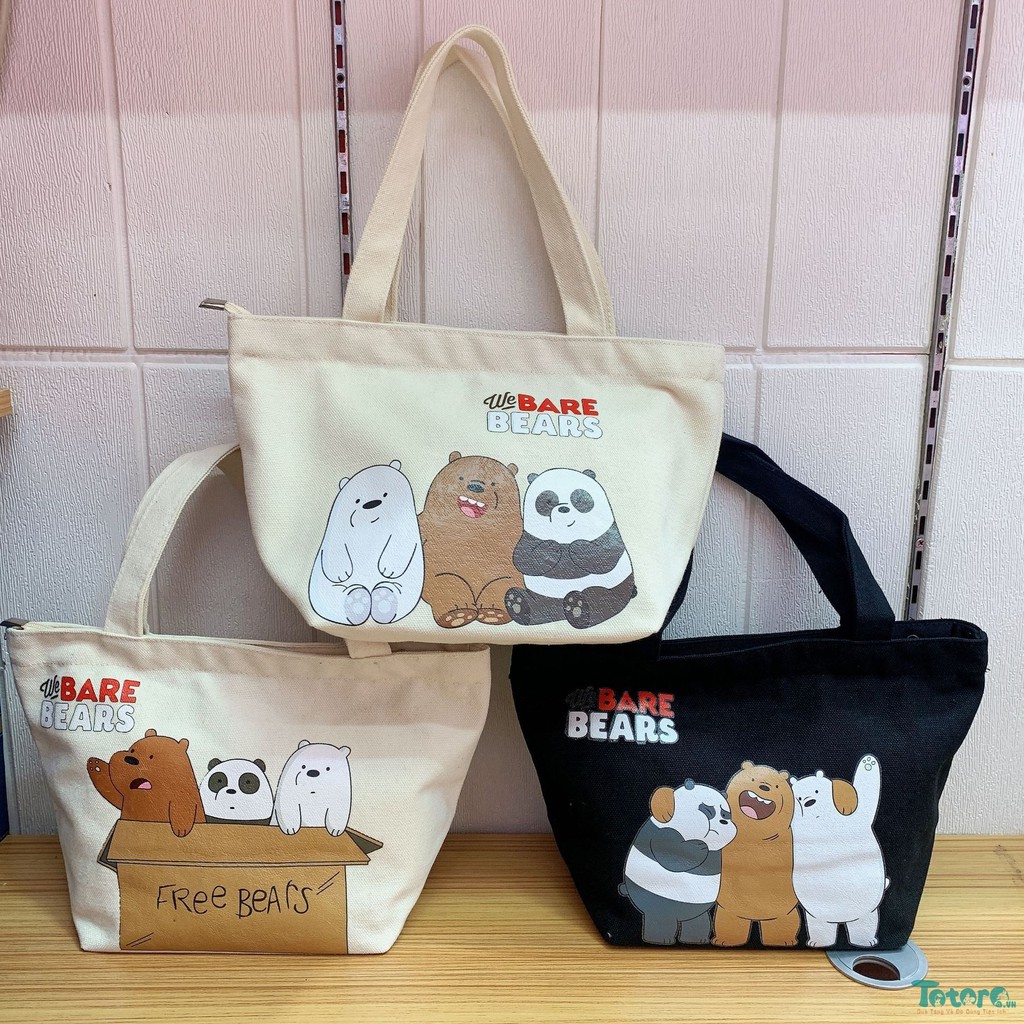 Túi tote We Bare Bear