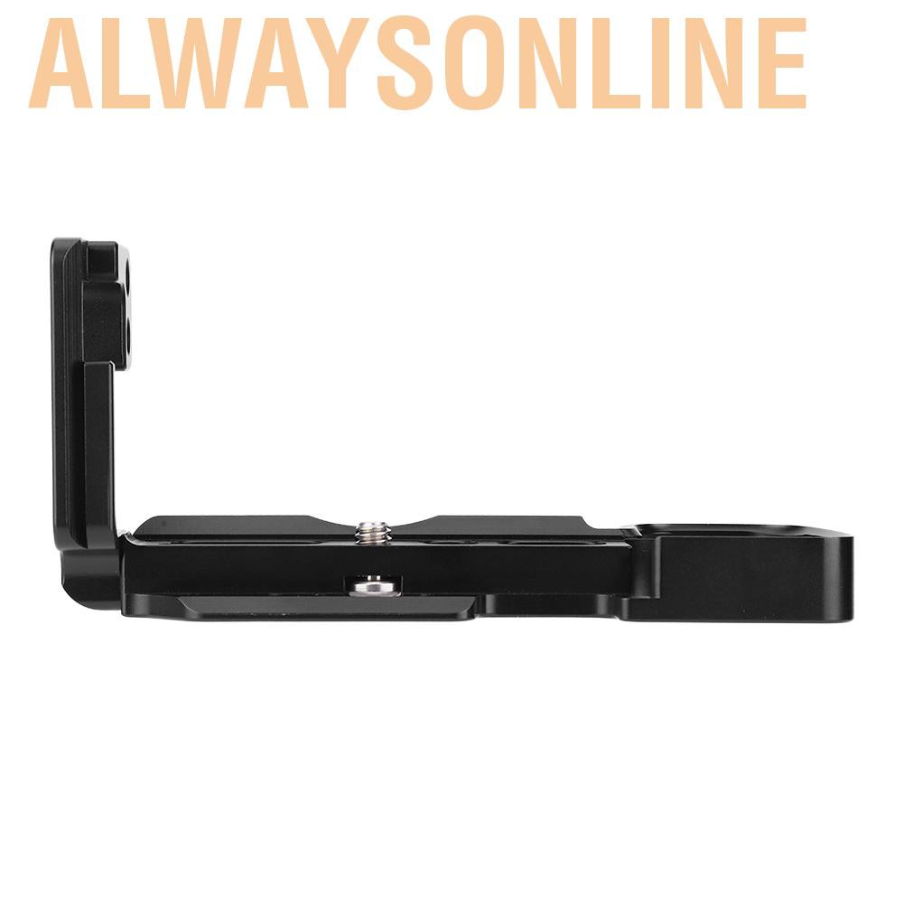 Alwaysonline L-shape Handle Multihole Aluminium Alloy Quick Release Plate for Sony A6000 Mirrorless Camera