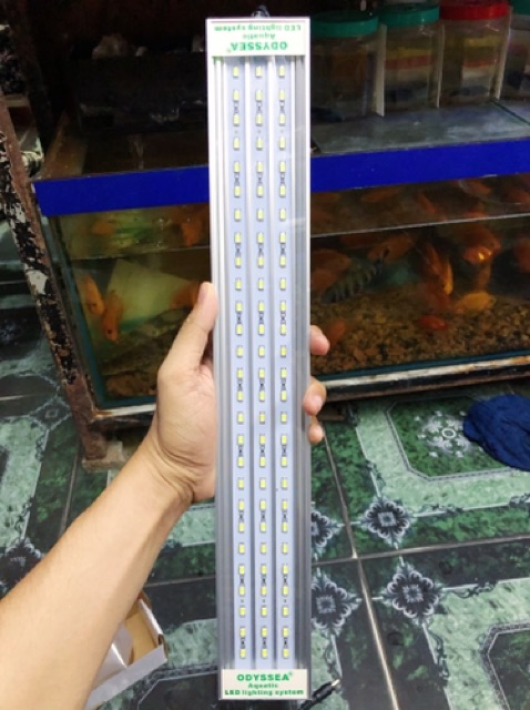 ĐÈN LED THỦY SINH ODYSSEA X450 10000K 81 BÓNG 27W CHO HỒ 45 ĐẾN 55CM