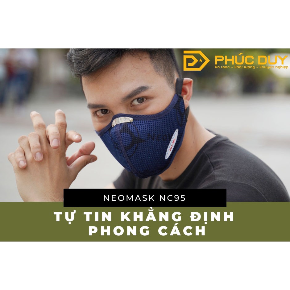 Khẩu trang than hoạt tính neomask nc95 đeo gáy chính hãng - ảnh sản phẩm 6