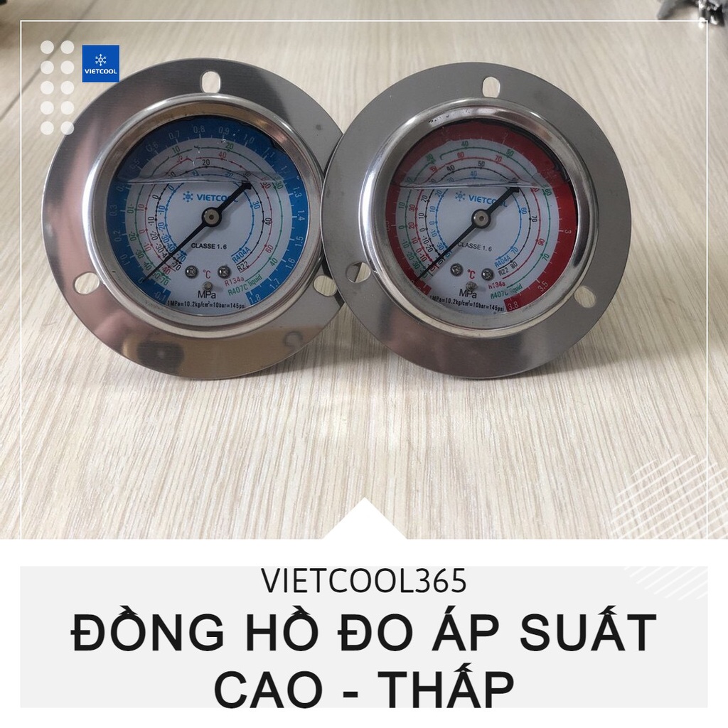 ĐỒNG HỒ ĐO ÁP SUẤT dùng trong KHO LẠNH (cao/thấp áp)