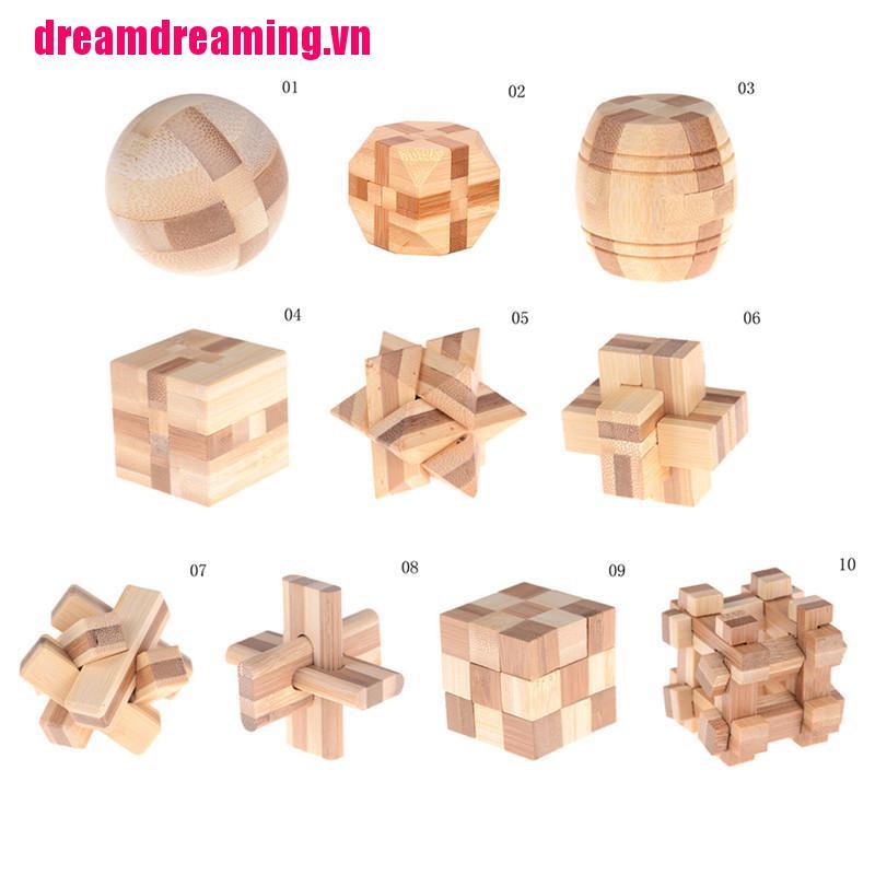 Bộ Đồ Chơi Xếp Hình 3d Bằng Gỗ