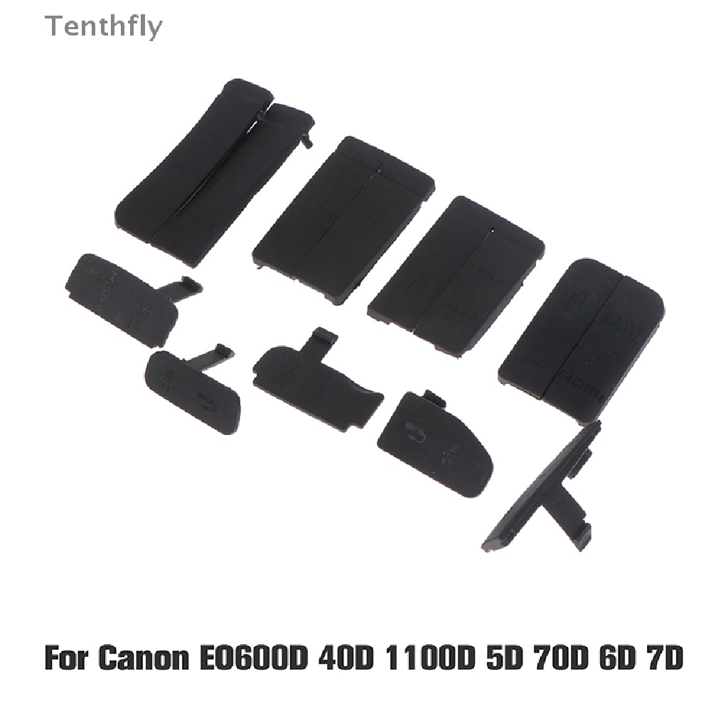 Nắp Đậy Đáy Cửa Cao Su Cho Máy Ảnh Canon EO600D 40D 1100D 5D 70D 6D 7D USB Mới