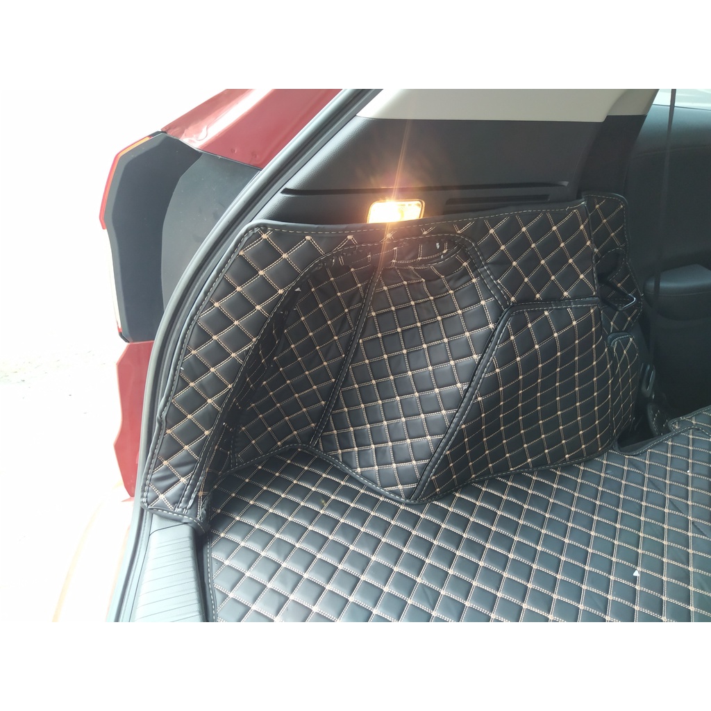 Lót cốp xe Honda Hrv  - Thảm da Pu cao cấp, chống nước, chống xước