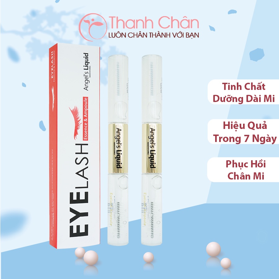 Tinh Chất Dưỡng Dài Và Dày Mi Angel Liquid 2 Bước Eyelash Essence 5g và Ampoule 5g