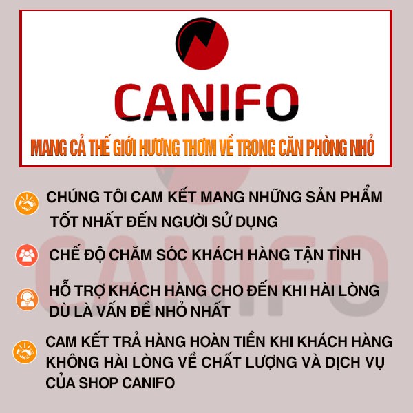 Tinh dầu sen trắng treo xe Canifo có kiểm định chất lượng - Tinh dầu treo ô tô khử mùi, treo thơm phòng, treo tủ quần áo