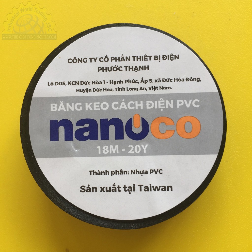 ⚡GIAO HỎA TỐC⚡ Băng keo điện NANOCO màu đen