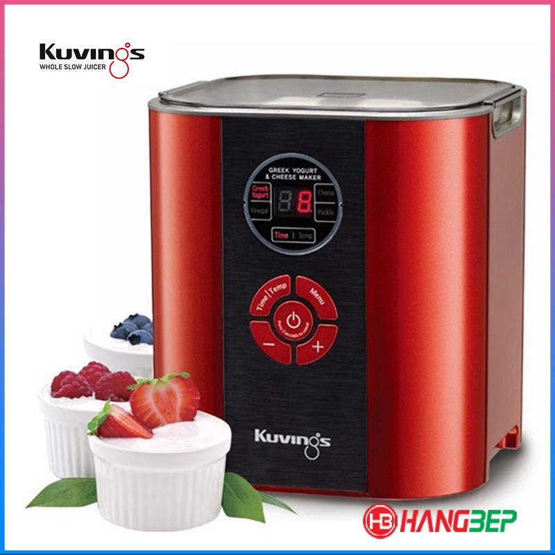 Máy làm sữa chua pho mát Kuvings KGC-712CB(R) - Nhập Hàn Quốc