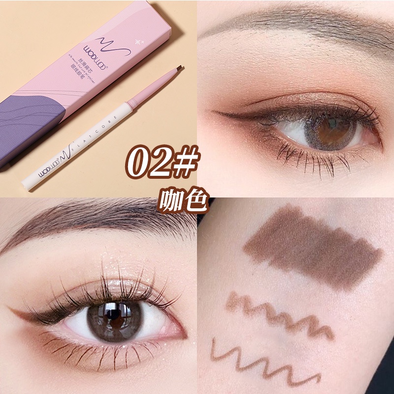 Bút Kẻ Mắt Dạng Gel Đầu Phẳng Lâu Trôi Không Thấm Nước WODWOD NO.W924
