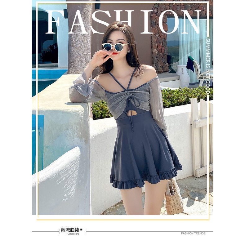 Bộ Đồ Bơi Thiết Kế Quyến Rũ Thời Trang Mùa Xuân Hàn Quốc | BigBuy360 - bigbuy360.vn