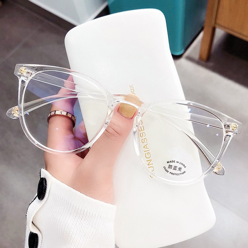 Mắt kính gọng vuông trong suốt phong cách Hàn Quốc thời trang cho nam và nữ