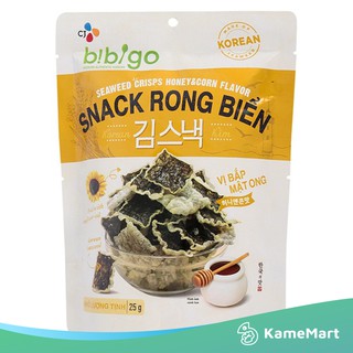 Snack Rong Biển Ăn Liền CJ Bibigo Vị Bắp Mật Ong 25g