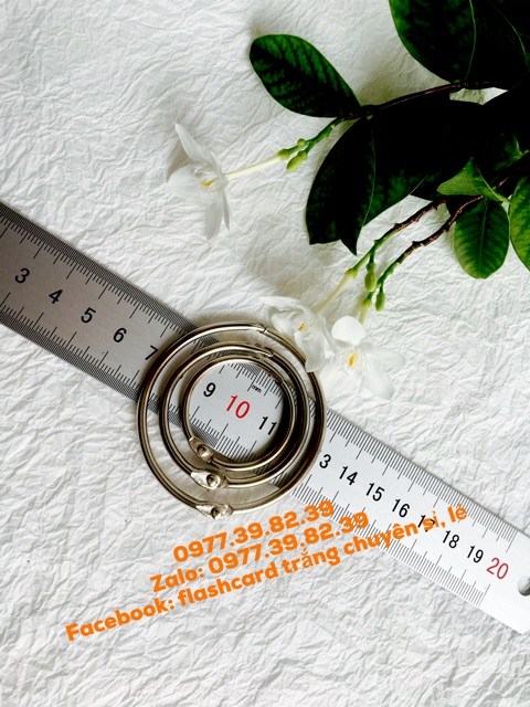KHOEN TRÒN dùng để xâu thẻ FLASHCARD HỌC NGOẠI NGỮ
