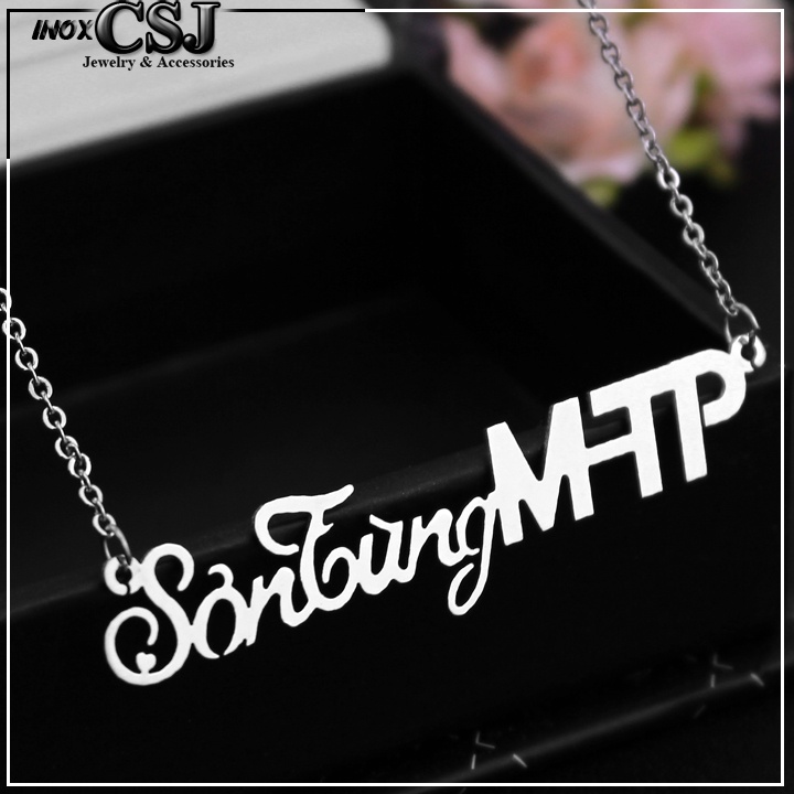 Dây chuyền inox nữ Sơn tùng MTP - đẹp, bền, không đen - CSJ Shop