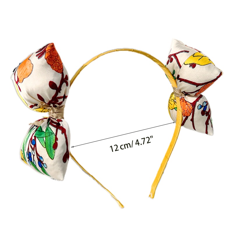 Băng Đô Thắt Nơ In Họa Tiết Phong Cách Bohemian Cổ Điển Dành Cho Nữ