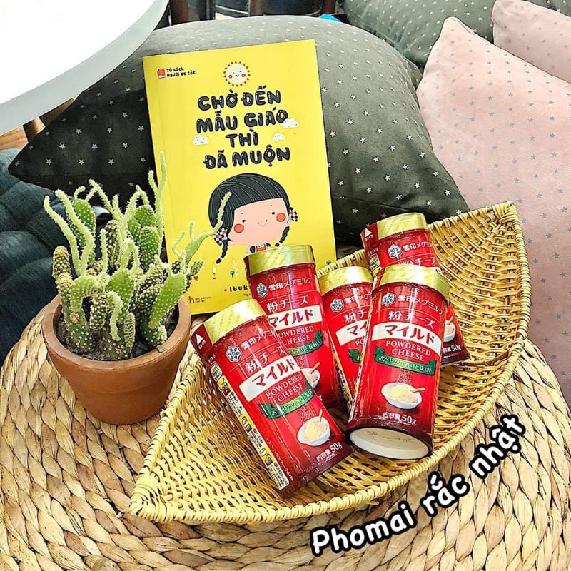 Phô mai rắc Meg 50g cho bé từ 7 tháng tuổi