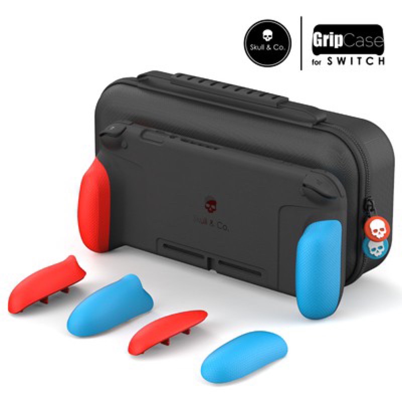 [Mã 55ELSALE1 giảm 7% đơn 300K] COMBO SKULL &amp; CO TÚI ĐỰNG NINTENDO SWITCH KÈM CASE GRIP Likenew