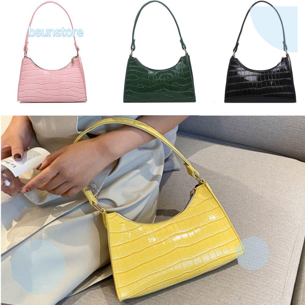 Túi Đeo Vai / Xách Tay Mini Bằng Da Pu Nhiều Màu Sang Trọng Cổ Điển 2021 Cho Nữ