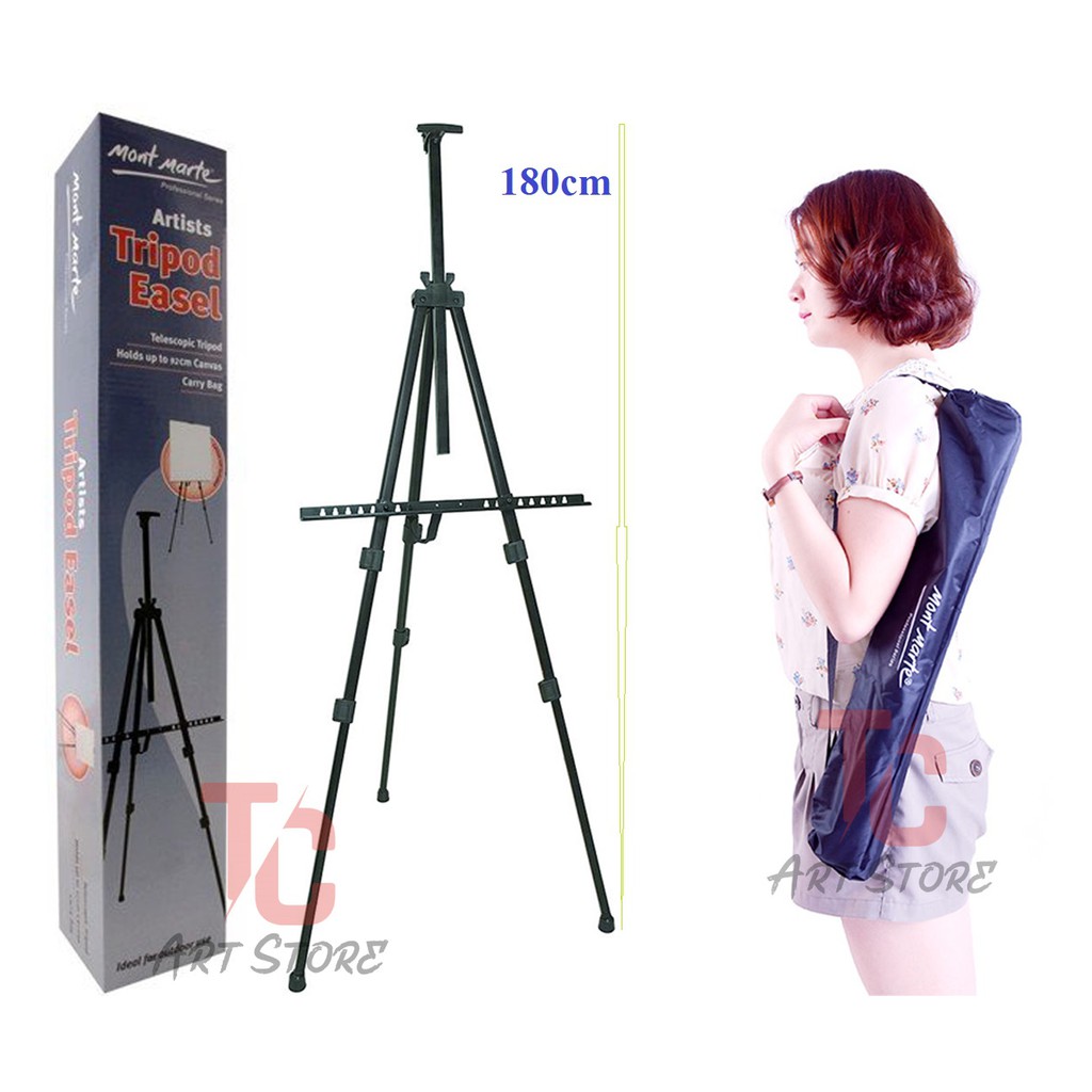 Giá vẽ Sắt MONT MARTE 180cm - Có thể gấp gọn lại - Gọn nhẹ (MEA 0025)