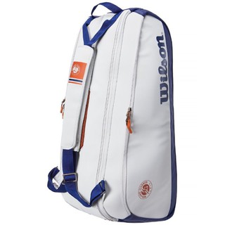12.12 Bao vợt tennis thể thao Wilson Roland Garros Premium 9 Pack Bag túi đựng vợt-Balo thể thao