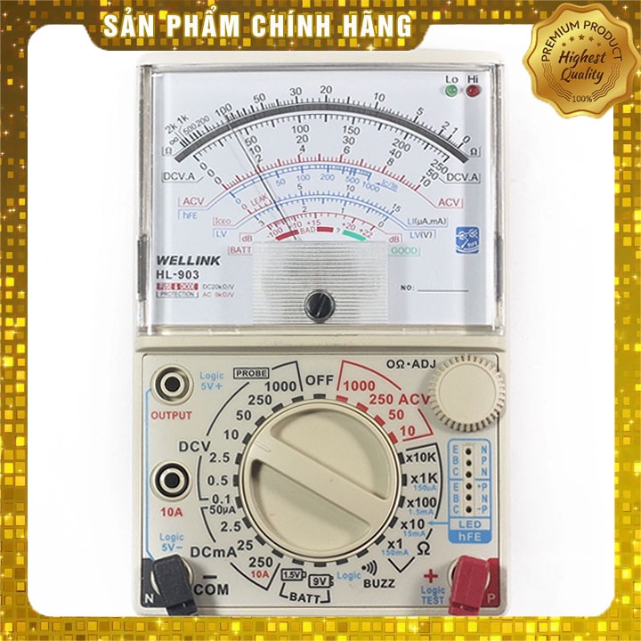Đồng Hồ Đo Vạn Năng Kim Wellink HL-903