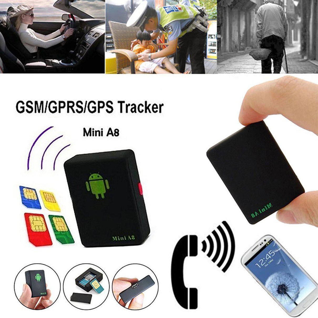 Thiết Bị Định Vị Gps Chống Thất Lạc Cho Xe Hơi Cz Mini A8