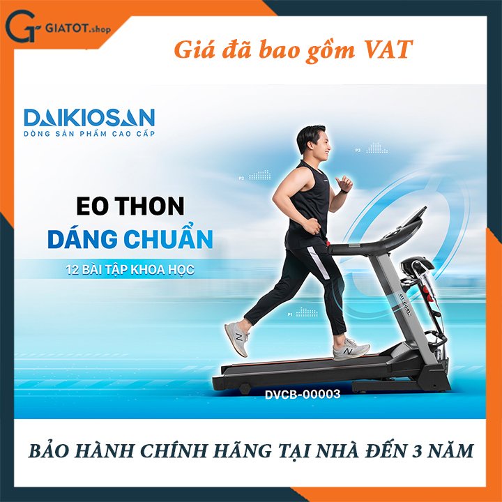 Máy chạy bộ đa năng chính hãng Daikiosan DVCB-00003