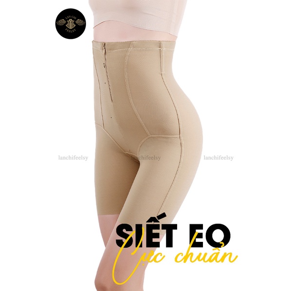 Quần gen bụng khóa kéo định hình giảm mỡ cạp cao Slim 10, thanh định hình siết eo chống cuộn,chống xệ, mặc váy không lộ | BigBuy360 - bigbuy360.vn