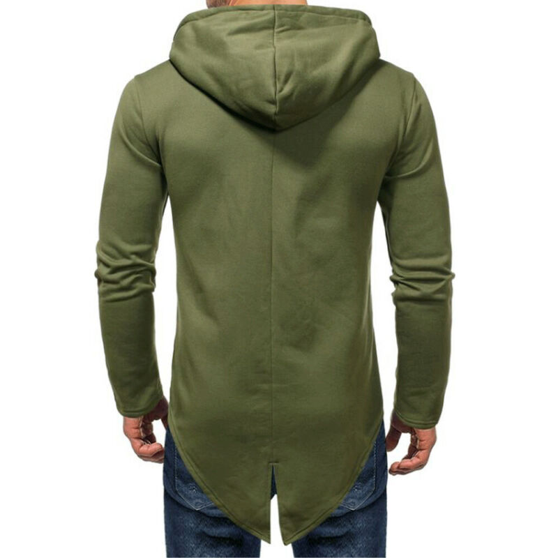 Áo Khoác Hoodie Tay Dài Phối Khóa Kéo Thời Trang Thu Đông Cho Nam | BigBuy360 - bigbuy360.vn