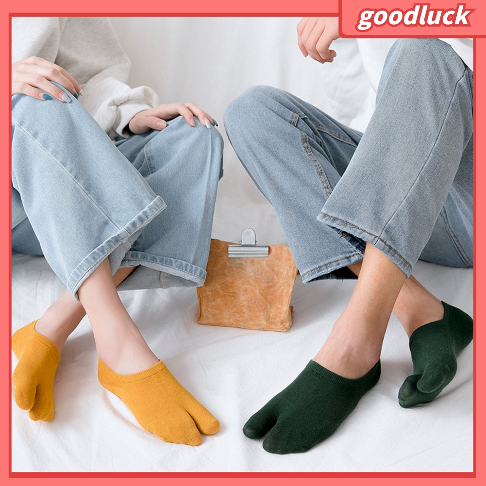 1 Đôi Tất Ngắn Chống Trượt Co Giãn Màu Trơn Dành Cho Nam Nữ