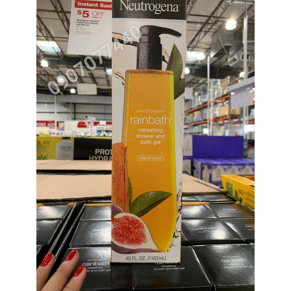 Sữa Tắm giảm mụn lưng Neutrogena Rainbath 1182ml giúp tái tạo sự tươi mới mát mẻ trên làn da của bạn - EDS Hàng Mỹ