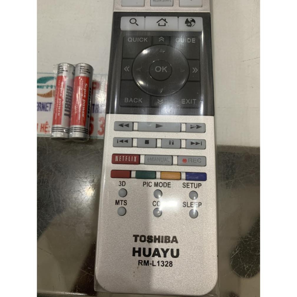 REMOTE ĐIỀU KHIỂN TIVI TOSHIBA SMART HUAYU RM-L1328 CHÍNH HÃNG