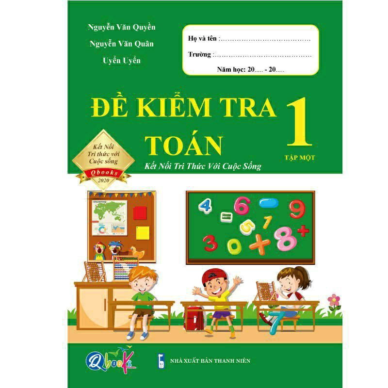 Sách - Combo Đề Kiểm Tra Toán và Tiếng Việt 1 - Kết nối tri thức với cuộc sống - Học Kì 1 (2 cuốn)