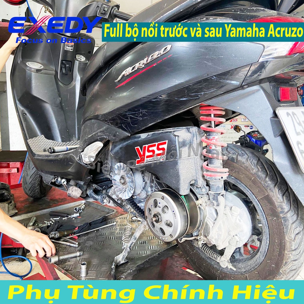 Full bộ nồi trước và sau Yamaha Grande và Acruzo - Công Nghệ Japan