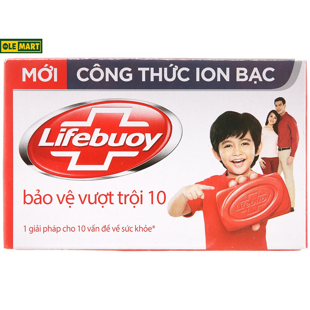 Xà phòng Lifebuoy Bảo vệ vượt trội 10