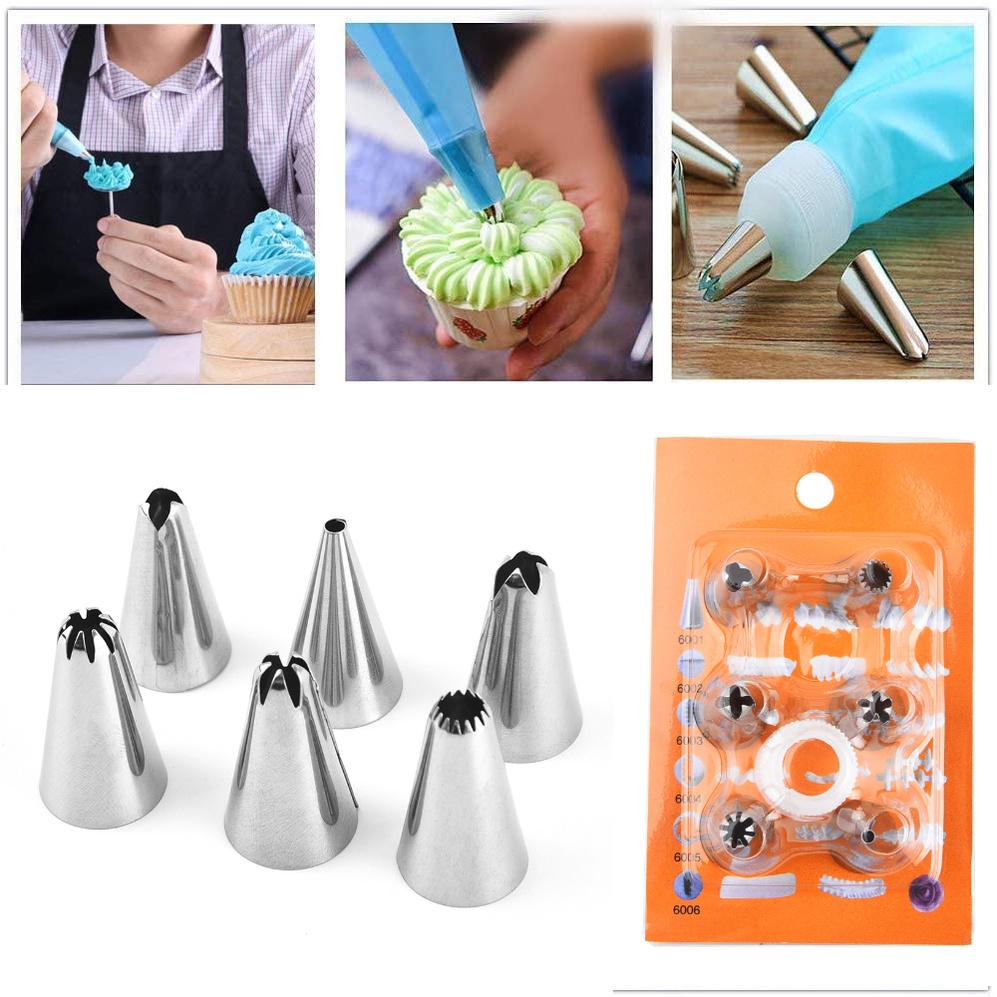 Set 7 Đuôi Bắt Bông Kem Trang Trí Bánh
