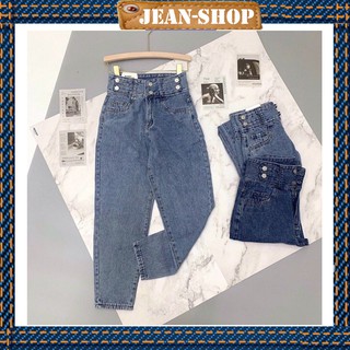 Quần bò baggy nữ quần jean baggy nữ quần jeans nữ lưng cao chất bò cao cấp hot 2021 - jeanshop-j015