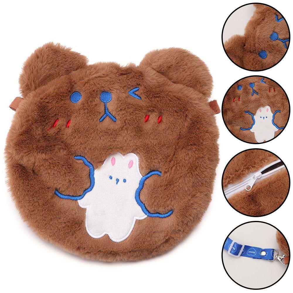 NIUYOU Bình Nước Nóng Mềm Giảm Căng Thẳng Họa Tiết Hoạt Hình Có Thể Tái Sử