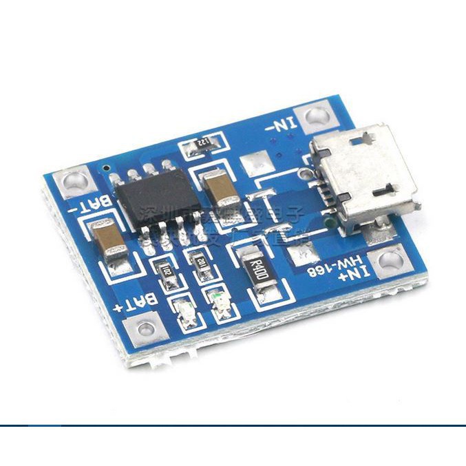 Mạch sạc pin lithium TP4056 Mini Micro USB 1A/ Mạch sạc pin 3.7v-4.2v TP4056 Mạch sạc 1S