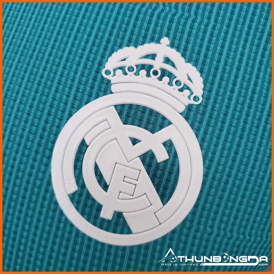 Áo Real Madrid xanh ngọc sân khách 2021/2022, 2021/22 mẫu 3 bản PLAYER Body Fit cao cấp