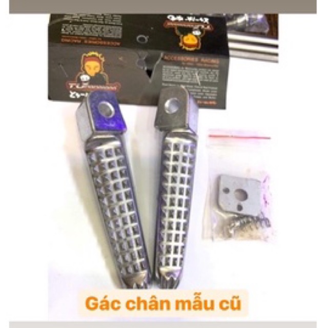 gác chân nhôm trusty gắn yamaha honda suzuki winner x sonic win v1 satria exciter ex