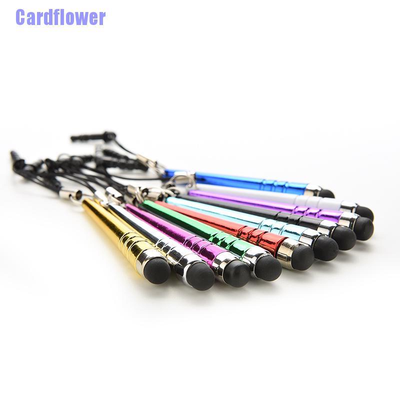 Cardflower  10Pcs Metal Stylus Screen Touch Pen For iPhone IPad Tablet PC Samsung HTC