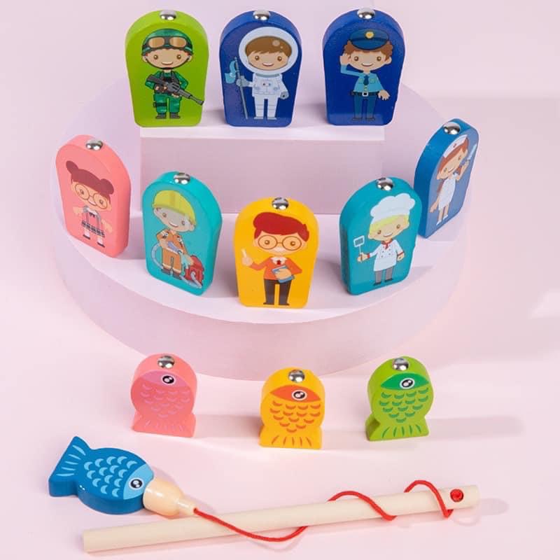 Bảng ghép gỗ số và chữ cái đồ chơi học tập thông minh cho bé 2 3 4 tuổi