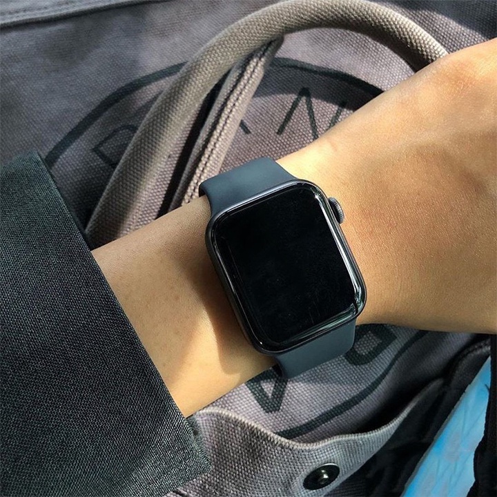Dây đeo Apple Watch silicon Sport Band chất liệu cao su nhiều màu Cho Apple Watch Series SE/6/5/4/3/2/1  38mm|40mm |42mm
