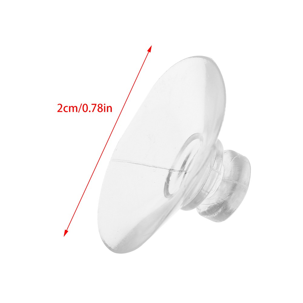 Set 30 Miếng Đệm Cao Su Trong Suốt Có Giác Hút 2cm Hình Đầu Nấm Có Giác Hút Cho Nhà Tắm