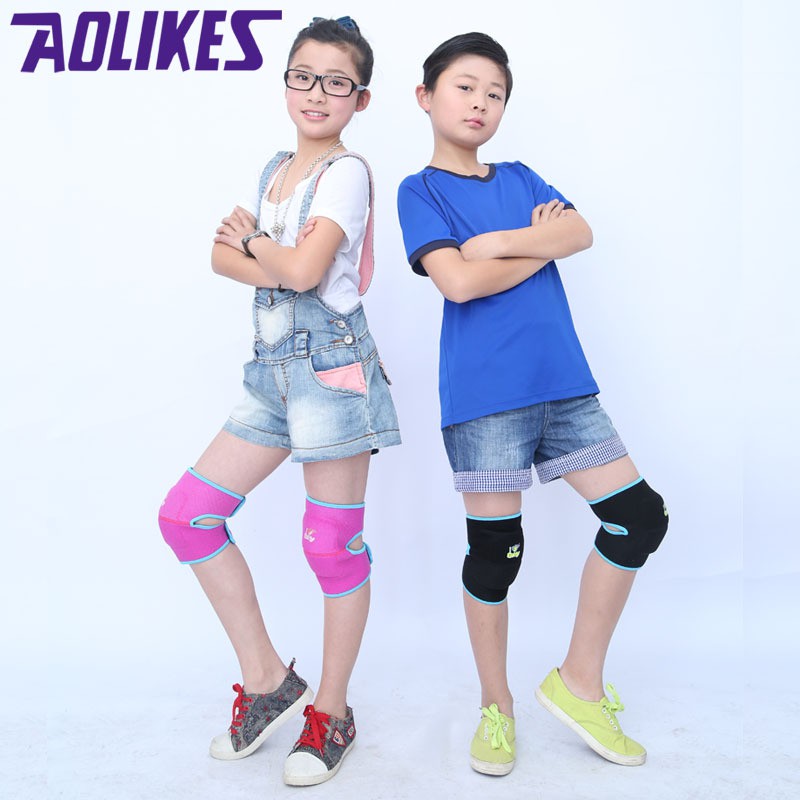 Đai hỗ trợ bảo vệ đầu gối cho trẻ em an toàn khi chơi thể thao Aolikes TC-7117
