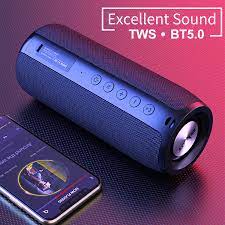ZEALOT S51 Loa Bluetooth 5.0 không dây TWS Âm trầm di động 8D Âm thanh nổi Hỗ trợ AUX Thẻ Micro SD USB Pendrive Micrô